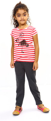 50% OFF on Bio Kid Kids Nightwear Girls Striped Cotton