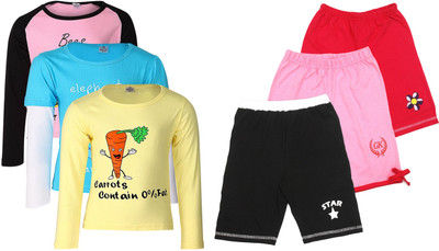 

Gkidz Kids Nightwear Girls Printed Cotton, Multicolor