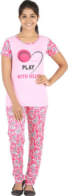 

Meril Kids Nightwear Girls Printed Cotton(Multicolor Pack of 1