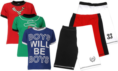 

Gkidz Boys Casual T-shirt, Multicolor