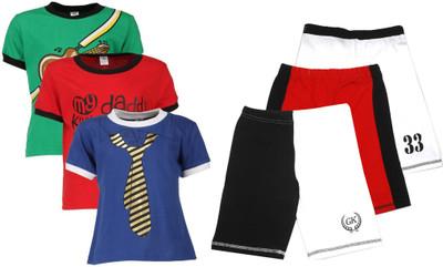 

Gkidz Boys Casual T-shirt, Multicolor