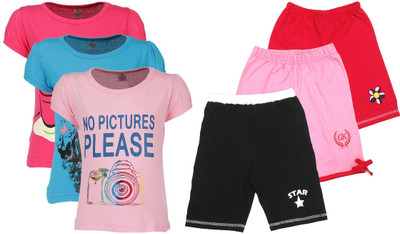 

Gkidz Kids Nightwear Girls Printed Cotton, Multicolor