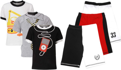 

Gkidz Boys Casual T-shirt, Multicolor