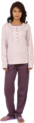 FLAMINGO Women Printed Multicolor Top & Pyjama Set
