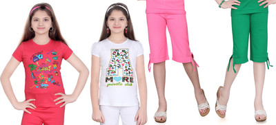

Sini Mini Kids Nightwear Girls Printed Cotton, Multicolor