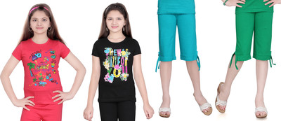 

Sini Mini Kids Nightwear Girls Printed Cotton, Multicolor