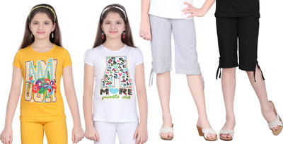 

Sini Mini Kids Nightwear Girls Printed Cotton, Multicolor