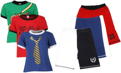 

Gkidz Boys Casual T-shirt, Multicolor