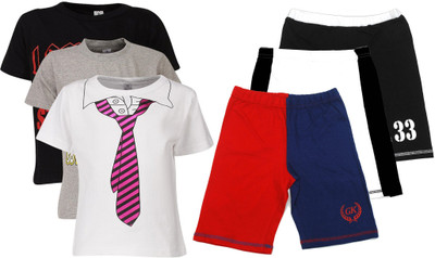 

Gkidz Boys Casual T-shirt, Multicolor