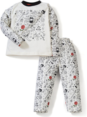 

Ollypop Kids Nightwear Boys Printed Cotton, Multicolor