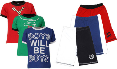 

Gkidz Boys Casual T-shirt, Multicolor
