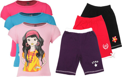 

Gkidz Kids Nightwear Girls Printed Cotton, Multicolor