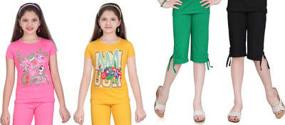 

Sini Mini Kids Nightwear Girls Printed Cotton, Multicolor