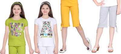 

Sini Mini Kids Nightwear Girls Printed Cotton, Multicolor