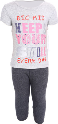 49% OFF on Bio Kid Kids Nightwear Girls Printed Cotton