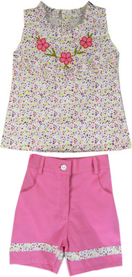 

SSMITN Kids Nightwear Girls Printed Cotton, Pink