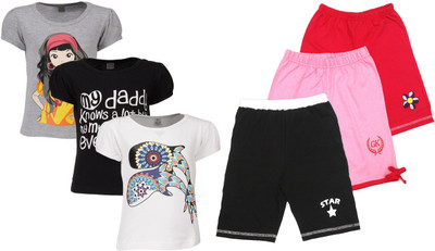 

Gkidz Kids Nightwear Girls Printed Cotton, Multicolor