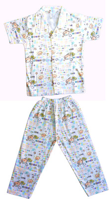 

Smilee Kids Nightwear Boys Printed Cotton, Orange