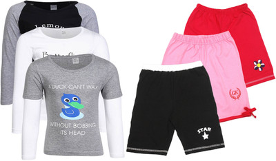

Gkidz Girls Casual T-shirt, Multicolor