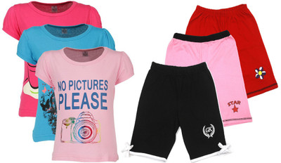 

Gkidz Kids Nightwear Girls Printed Cotton, Multicolor