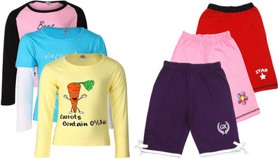 

Gkidz Kids Nightwear Girls Printed Cotton, Multicolor
