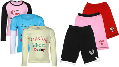 

Gkidz Girls Casual T-shirt, Multicolor