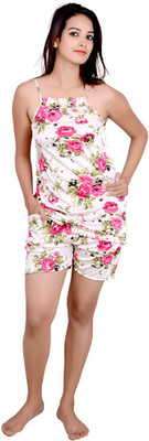 Kanika Women Printed Multicolor Top & Shorts Set