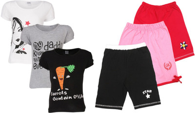 

Gkidz Kids Nightwear Girls Printed Cotton, Multicolor