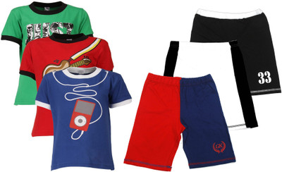 

Gkidz Boys Casual T-shirt, Multicolor