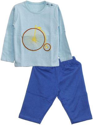 26% OFF on My Little Lambs Kids Nightwear Boys Solid Cotton