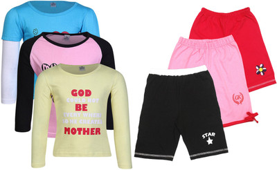 

Gkidz Kids Nightwear Girls Printed Cotton, Multicolor