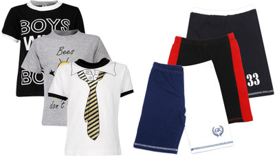 

Gkidz Kids Nightwear Boys Printed Cotton, Multicolor