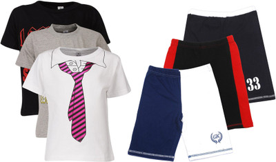 

Gkidz Boys Casual T-shirt, Multicolor