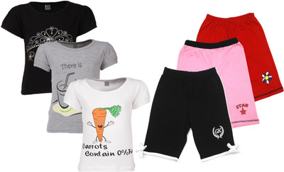

Gkidz Girls Casual T-shirt, Multicolor
