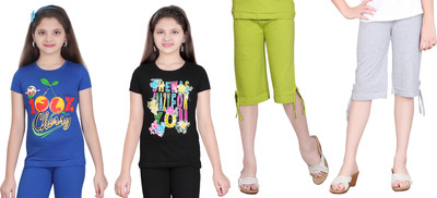 

Sini Mini Kids Nightwear Girls Printed Cotton, Multicolor