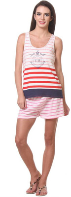

Kotty Women Printed Multicolor Top & Shorts Set