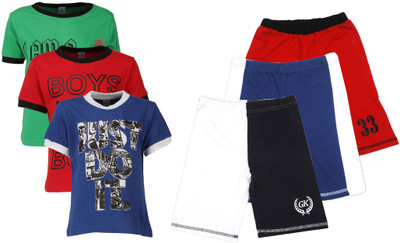 

Gkidz Kids Nightwear Boys Printed Cotton, Multicolor