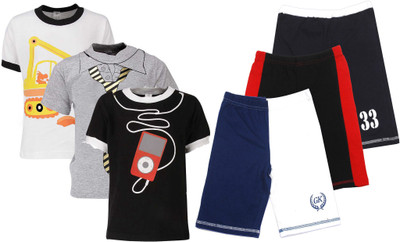 

Gkidz Kids Nightwear Boys Printed Cotton, Multicolor