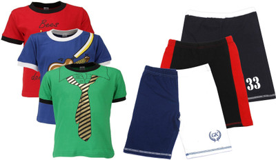 

Gkidz Boys Casual T-shirt, Multicolor