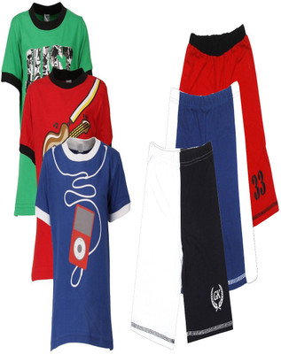 

Gkidz Kids Nightwear Boys Printed Cotton, Multicolor