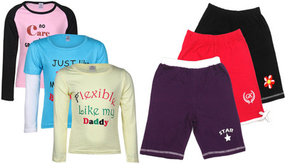 

Gkidz Kids Nightwear Girls Printed Cotton, Multicolor