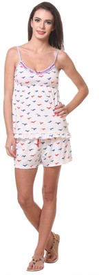

Kotty Women Printed Multicolor Top & Shorts Set