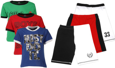 

Gkidz Kids Nightwear Boys Printed Cotton, Multicolor