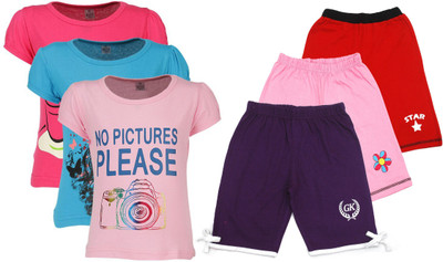 

Gkidz Kids Nightwear Girls Printed Cotton, Multicolor