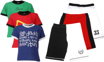 

Gkidz Boys Casual T-shirt, Multicolor