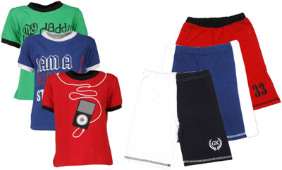 

Gkidz Kids Nightwear Boys Printed Cotton, Multicolor