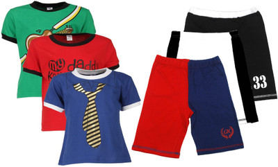 

Gkidz Boys Casual T-shirt, Multicolor