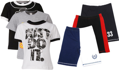 

Gkidz Boys Casual T-shirt, Multicolor