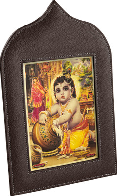 

Eco-Leatherette MDF Photo Frame(Brown, 1 Photos)