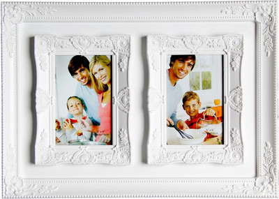 

Empreus MDF Photo Frame(White, 2 Photos)